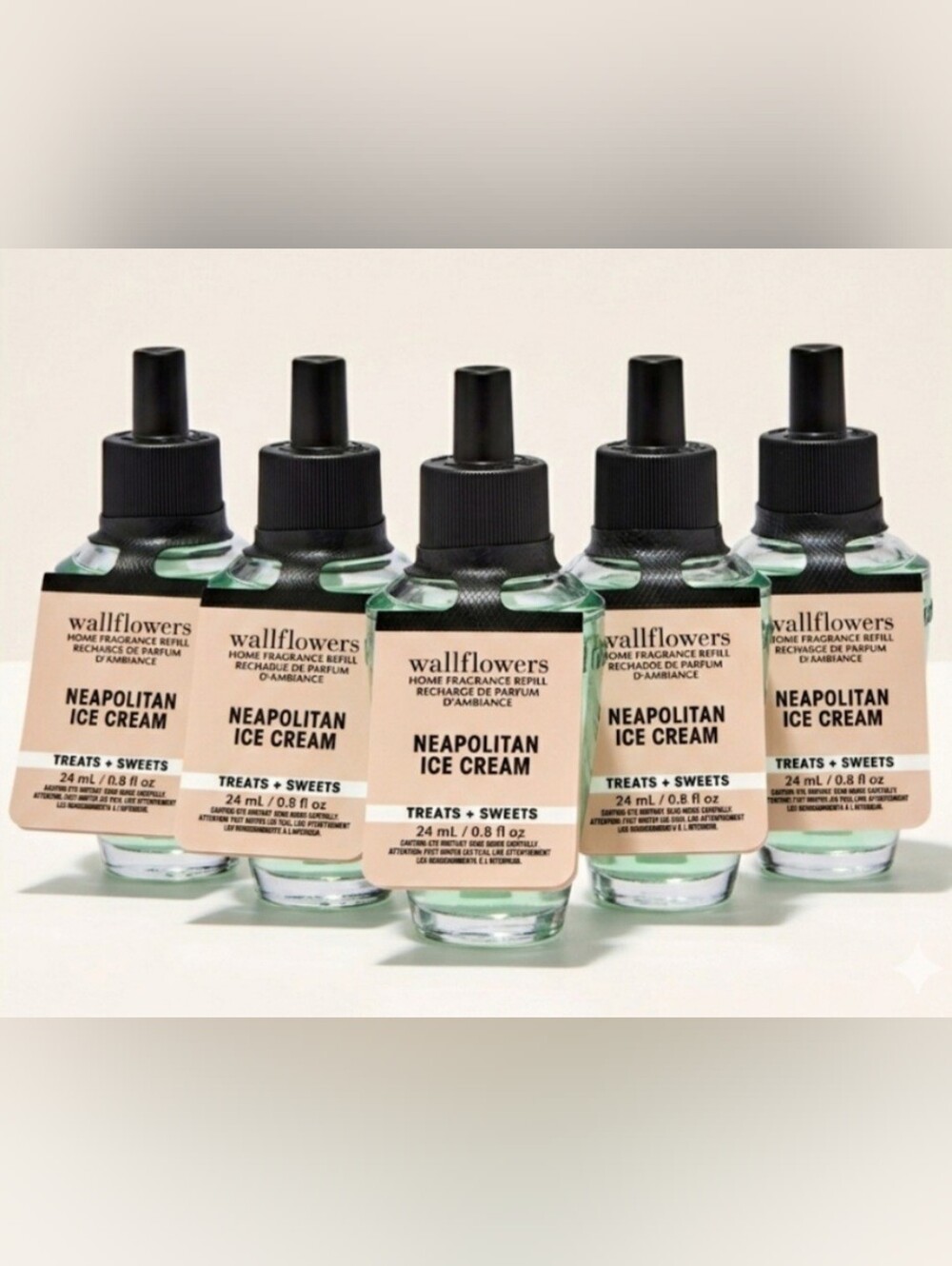 Bath & Body Works Neapolitan Ice Cream Wallflowers Refill - Pink & Black